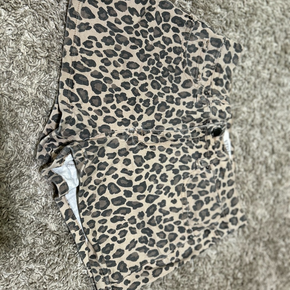 Leopard Print Shorts